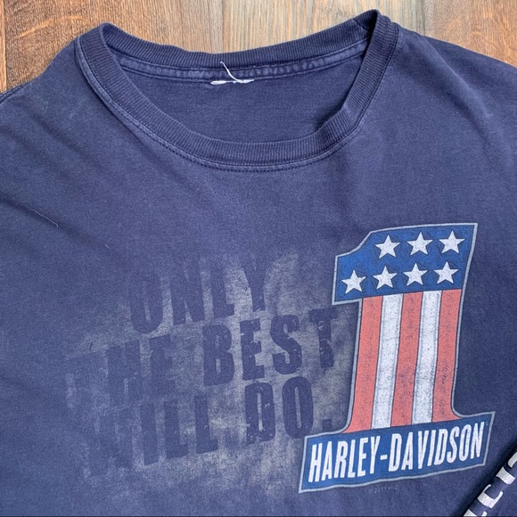 Harley David Rugged Ripped Long Sleeve Shirt XL - Picture 7 of 9